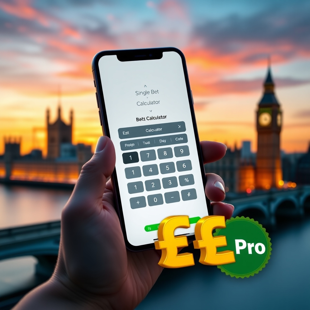 free single bet calculator showing stake odds and payout for a football match